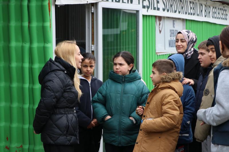 �iftlikk�y S�f�r At�k Tesisi'ne Kaytazdereli ��rencilerden Ziyaret